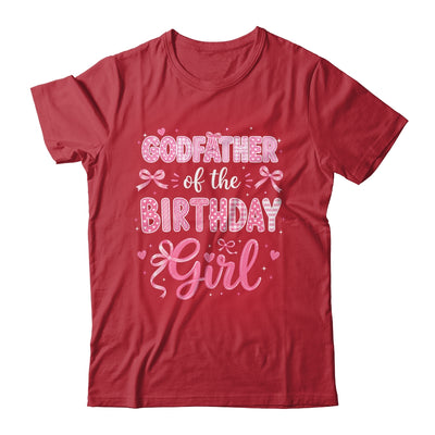 Godmother Of The Birthday Girl Matching Pink Coquette Bow Shirt & Hoodie | siriusteestore