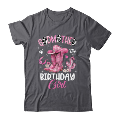 Godmother Of The Birthday Girl Pink Cowgirl Western Cow Girl Shirt & Hoodie | siriusteestore