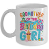 Godmother Of The Birthday Girl Pool Party Beach Family Matching Mug | siriusteestore