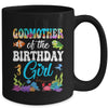 Godmother Of The Birthday Girl Sea Fish Ocean Aquarium Party Mug | siriusteestore