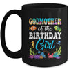 Godmother Of The Birthday Girl Sea Fish Ocean Aquarium Party Mug | siriusteestore