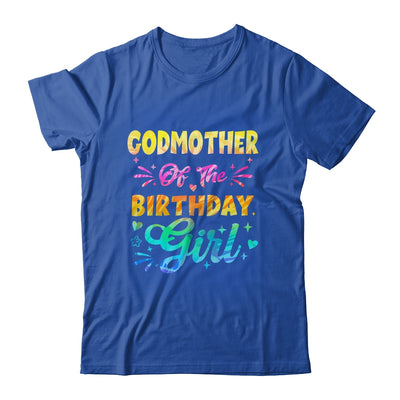 Godmother Of The Birthday Girl Tie Dye 1st Birthday Family Shirt & Hoodie | siriusteestore