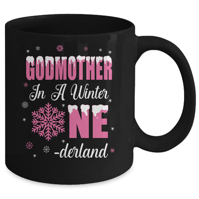 Godmother Of The Birthday Girl Winter Onederland 1st Birthday Mug | siriusteestore