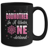 Godmother Of The Birthday Girl Winter Onederland 1st Birthday Mug | siriusteestore