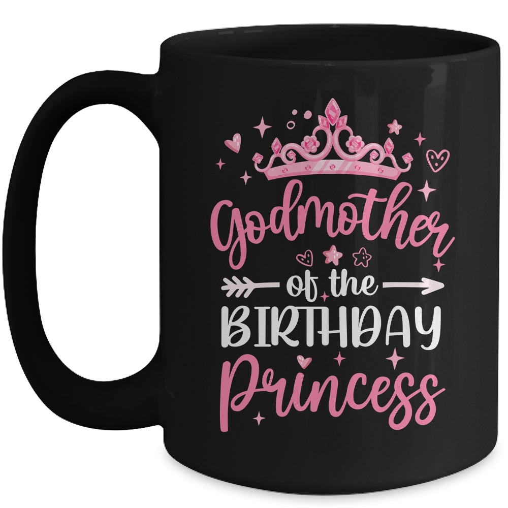 Godmother Of The Birthday Princess Birthday Girl Kid Family Mug | siriusteestore