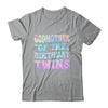 Godmother Of The Birthday Twins Girls Kids Party Retro Bday Shirt & Hoodie | siriusteestore