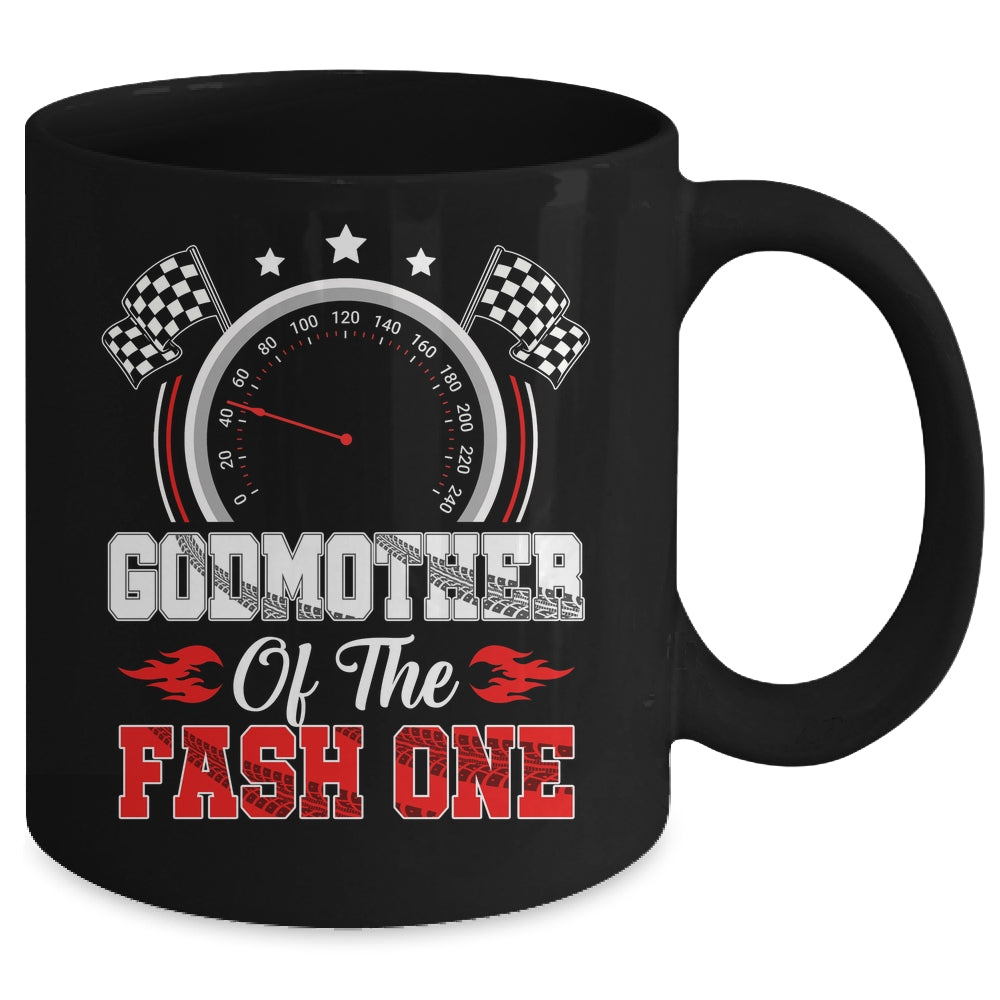 Godmother Of The Fast One 1st Birthday Racing Car Family Mug | siriusteestore
