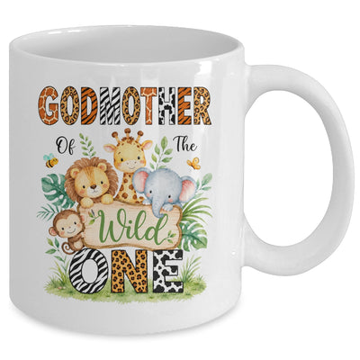 Godmother Of The Wild One First Birthday Boy Jungle Safari Mug | siriusteestore