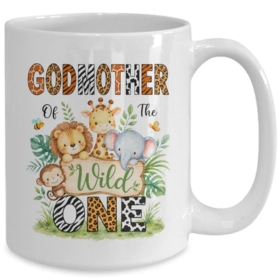 Godmother Of The Wild One First Birthday Boy Jungle Safari Mug | siriusteestore