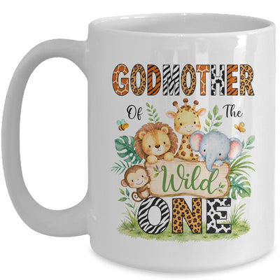 Godmother Of The Wild One First Birthday Boy Jungle Safari Mug | siriusteestore