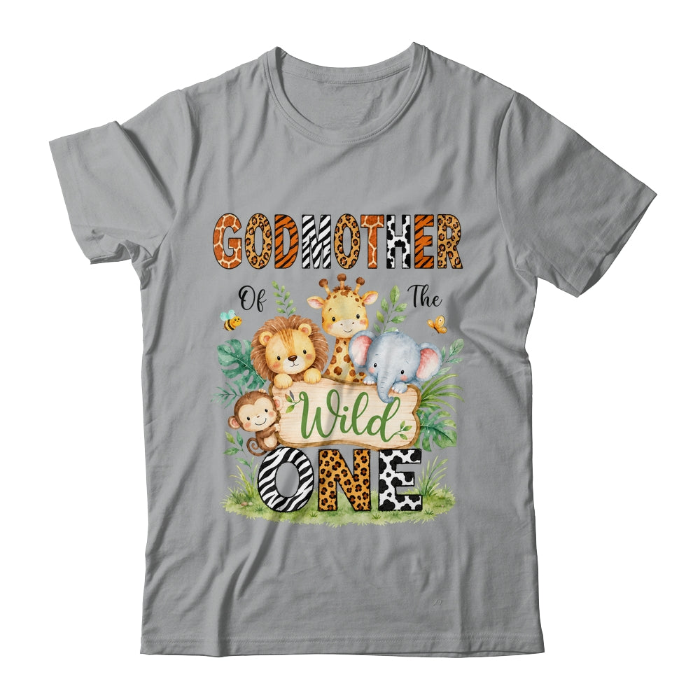 Godmother Of The Wild One First Birthday Boy Jungle Safari Shirt & Hoodie | siriusteestore