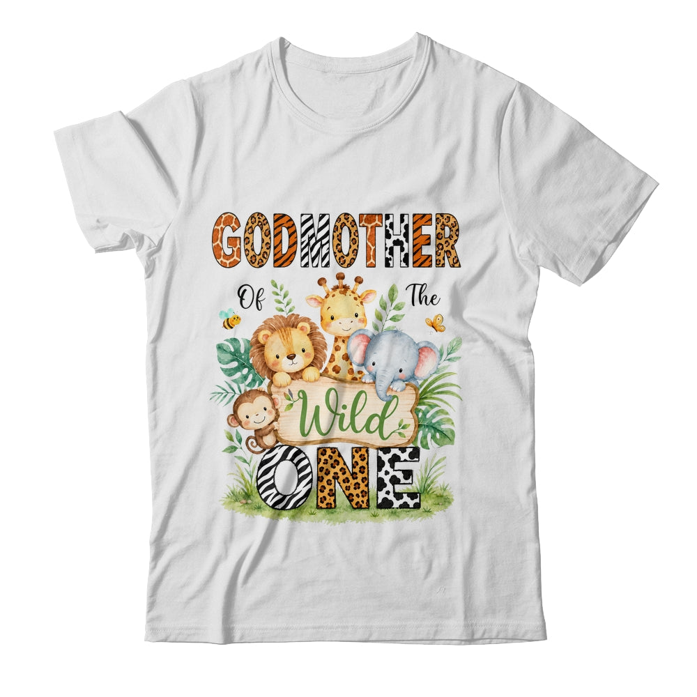 Godmother Of The Wild One First Birthday Boy Jungle Safari Shirt & Hoodie | siriusteestore