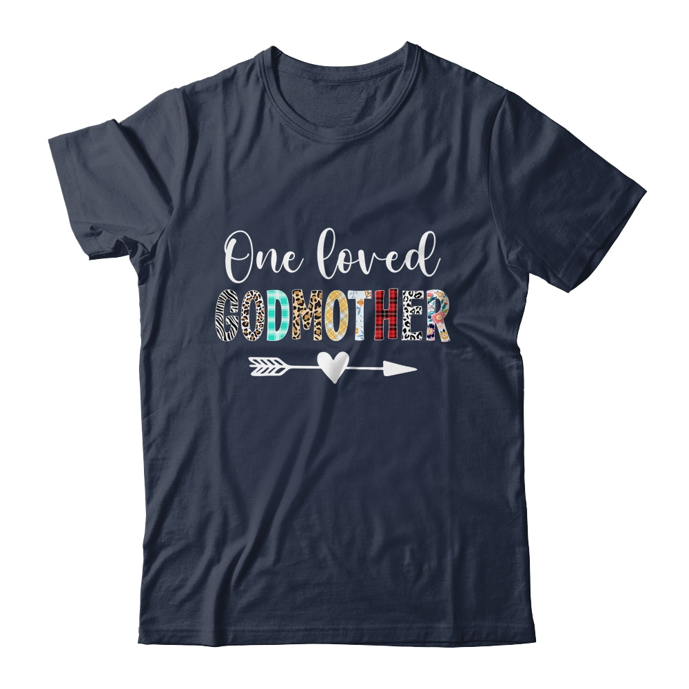 Godmother Women Cute Design One Loved Godmother Mother's Day Shirt & Tank Top | siriusteestore