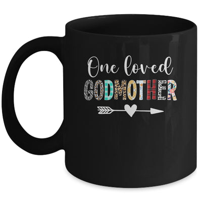 Godmother Women Cute Design One Loved Godmother Mother's Day Mug | siriusteestore