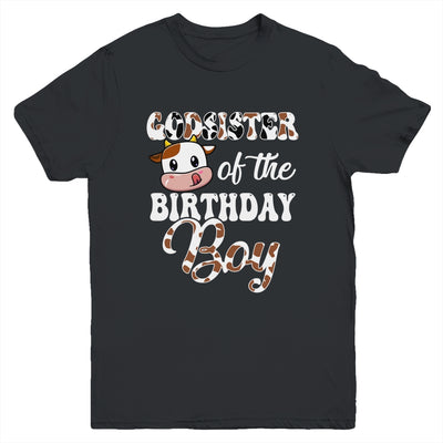 Godsister Of The Birthday Boy Cow Farm 1st Birthday Boy Youth Shirt | siriusteestore
