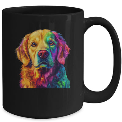 Golden Retriever Dog Colorful Face Dog Lover Men Women Mug | siriusteestore