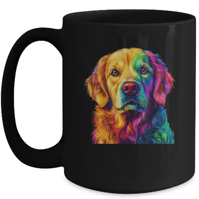 Golden Retriever Dog Colorful Face Dog Lover Men Women Mug | siriusteestore
