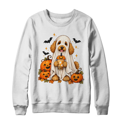Goldendoodle Ghost and Cute Halloween Dog Humor Shirt & Sweatshirt | siriusteestore