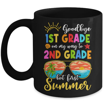 Goodbye 1st Grade Graduation To 2nd Grade Hello Summer Mug | siriusteestore