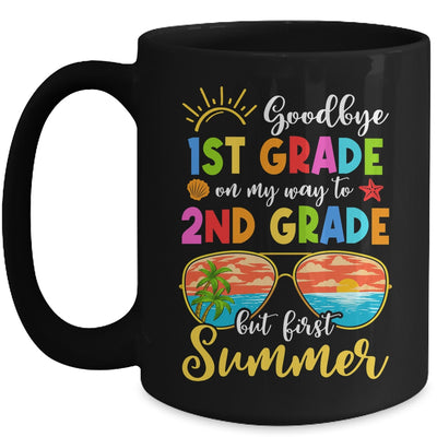 Goodbye 1st Grade Graduation To 2nd Grade Hello Summer Mug | siriusteestore