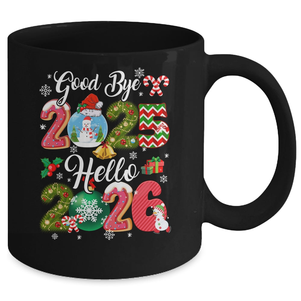 Goodbye 2026 Hello 2026 Happy New Year's Eve Christmas Xmas Mug | siriusteestore