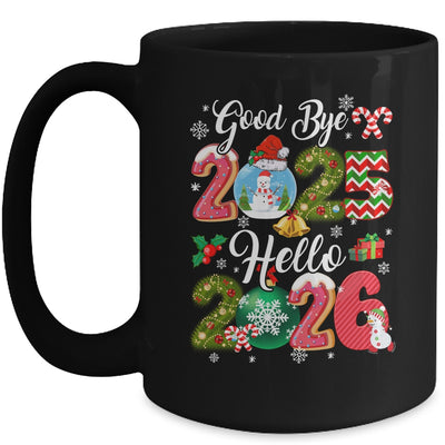 Goodbye 2026 Hello 2026 Happy New Year's Eve Christmas Xmas Mug | siriusteestore