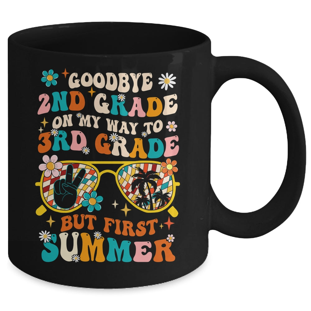 Goodbye 2nd Grade Graduation To 3rd Grade Hello Summer Kids Mug | siriusteestore