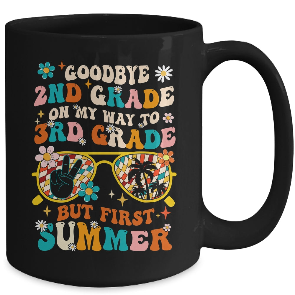 Goodbye 2nd Grade Graduation To 3rd Grade Hello Summer Kids Mug | siriusteestore