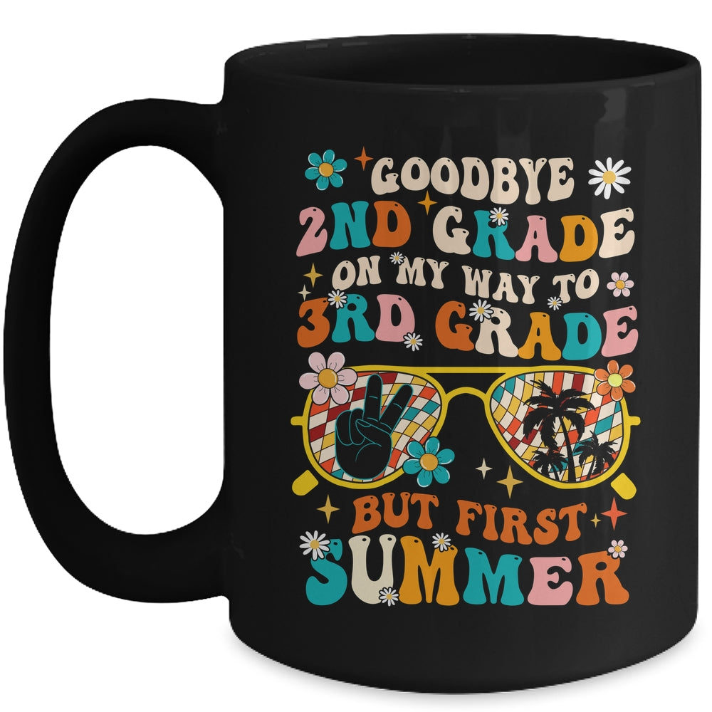 Goodbye 2nd Grade Graduation To 3rd Grade Hello Summer Kids Mug | siriusteestore