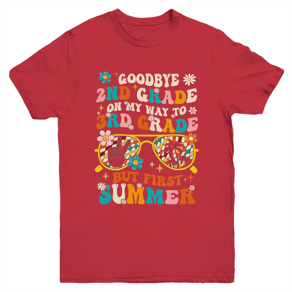 Goodbye 2nd Grade Graduation To 3rd Grade Hello Summer Kids Youth Shirt | siriusteestore