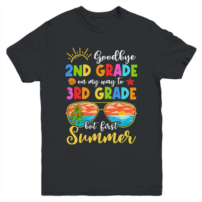 Goodbye 2nd Grade Graduation To 3rd Grade Hello Summer Youth Shirt | siriusteestore