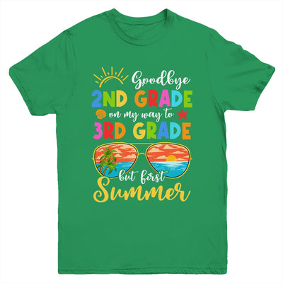 Goodbye 2nd Grade Graduation To 3rd Grade Hello Summer Youth Shirt | siriusteestore