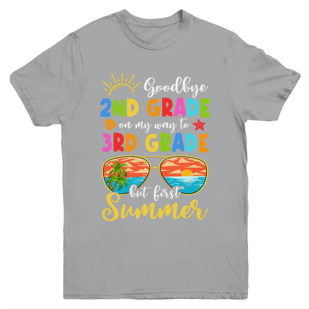 Goodbye 2nd Grade Graduation To 3rd Grade Hello Summer Youth Shirt | siriusteestore