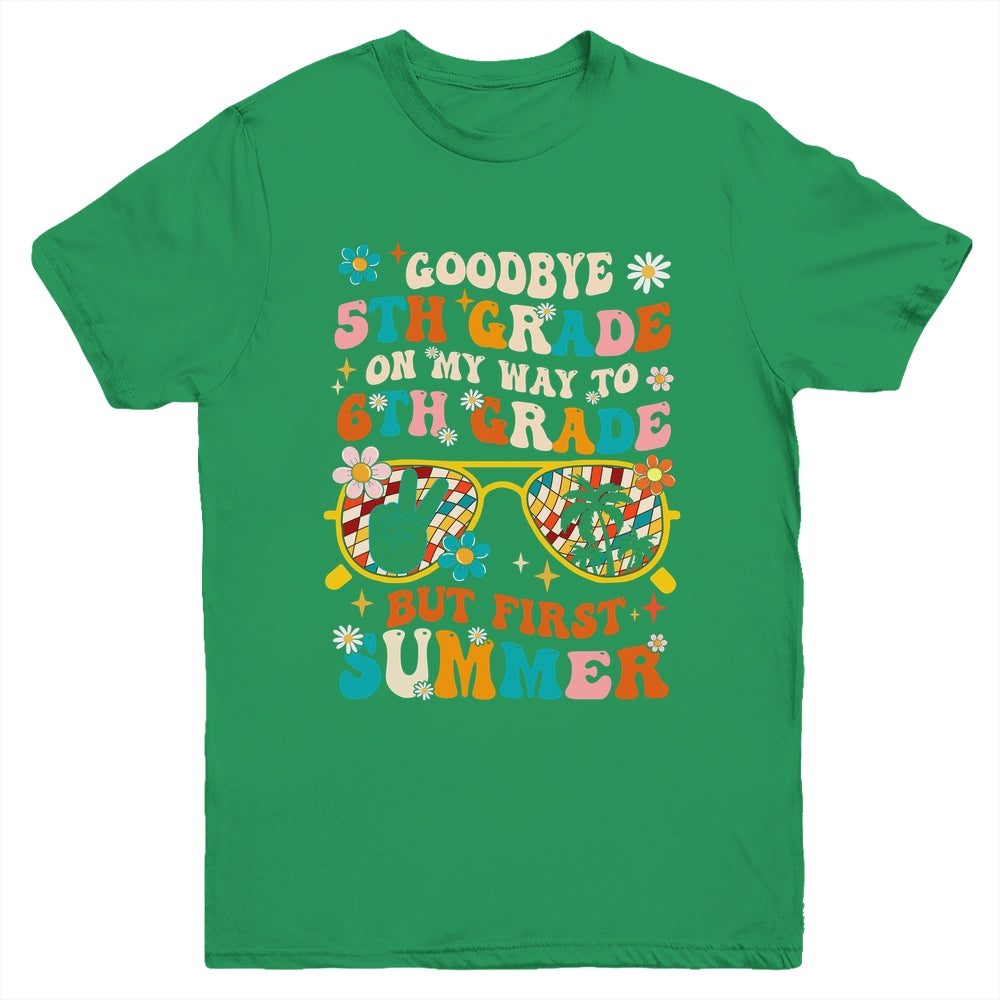 Goodbye 5th Grade Graduation To 6th Grade Hello Summer Kids Youth Shirt | siriusteestore