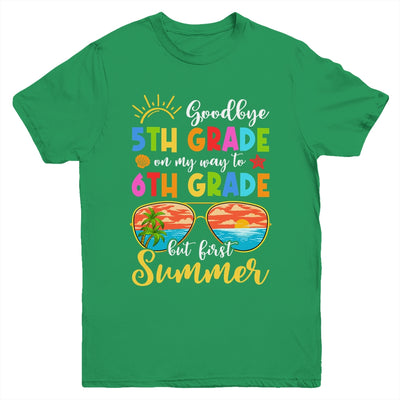 Goodbye 5th Grade Graduation To 6th Grade Hello Summer Youth Shirt | siriusteestore