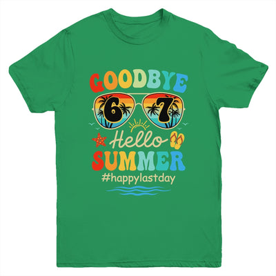 Goodbye 6 7 Hello Summer Last Day Of School Teacher Student Youth Shirt | siriusteestore