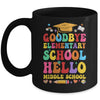 Goodbye Elementary Hello Middle School Graduation 2024 Mug | siriusteestore