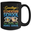 Goodbye Elementary School On My Way To Middle School 2024 Mug | siriusteestore