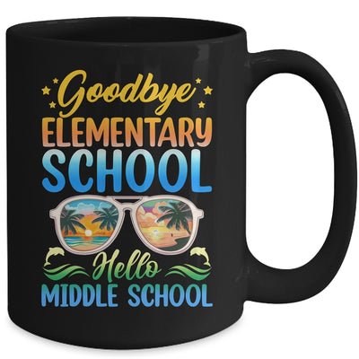 Goodbye Elementary School On My Way To Middle School 2024 Mug | siriusteestore