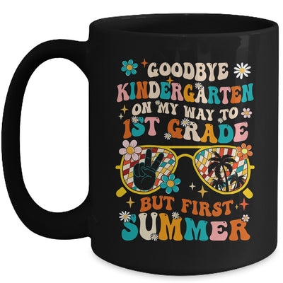 Goodbye Kindergarten Graduation To 1st Grade Summer  Kids Mug | siriusteestore