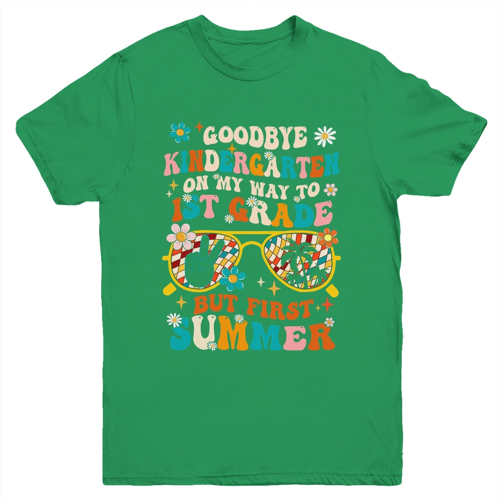Goodbye Kindergarten Graduation To 1st Grade Summer  Kids Youth Shirt | siriusteestore