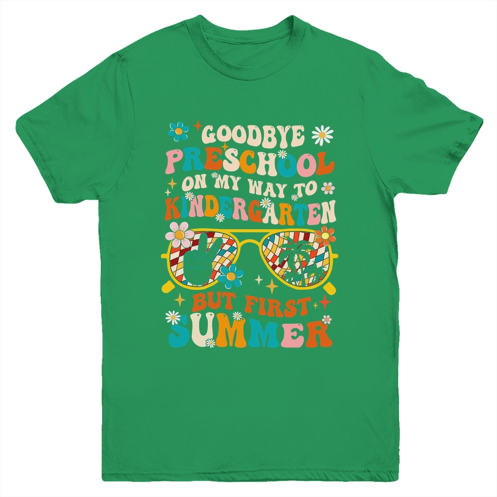 Goodbye Preschool Graduation To Kindergarten Summer Kids Youth Shirt | siriusteestore