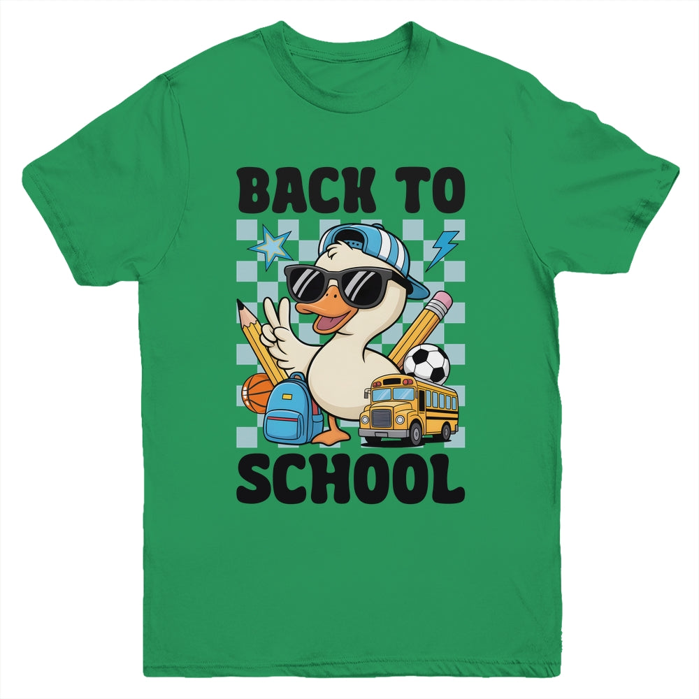 Goose Back To School 1st First Day Of School Boy Girl Kids Youth Shirt | siriusteestore