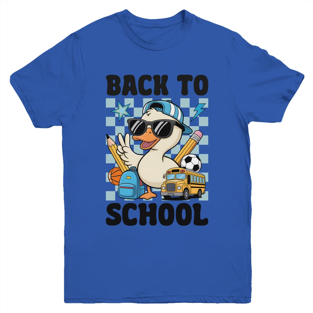 Goose Back To School 1st First Day Of School Boy Girl Kids Youth Shirt | siriusteestore