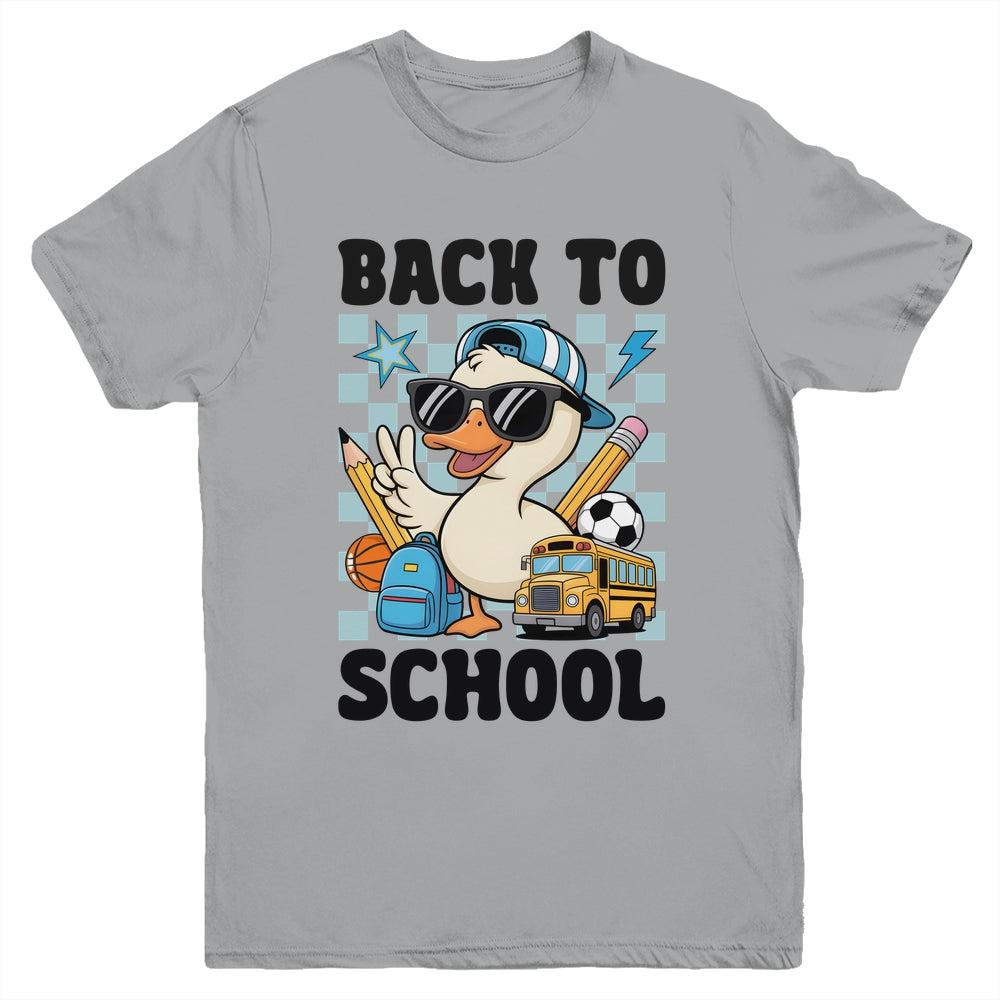 Goose Back To School 1st First Day Of School Boy Girl Kids Youth Shirt | siriusteestore