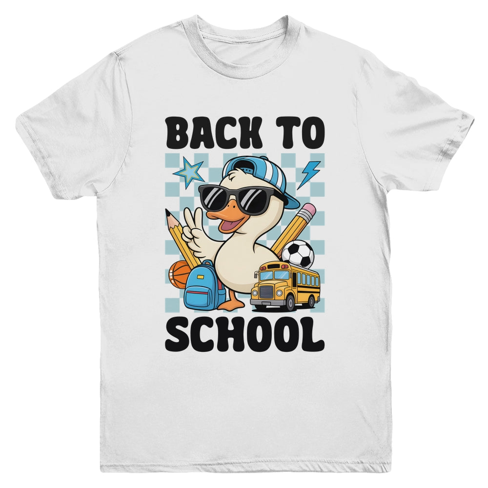 Goose Back To School 1st First Day Of School Boy Girl Kids Youth Shirt | siriusteestore