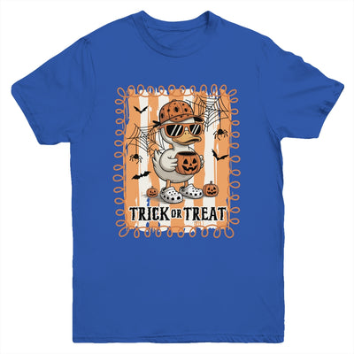 Goose Trick Or Treat Preppy Halloween Boy Pumpkin Retro Youth Shirt | siriusteestore