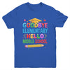 Graduation From Elementary To Middle School 2025 For Her Him Youth Shirt | siriusteestore