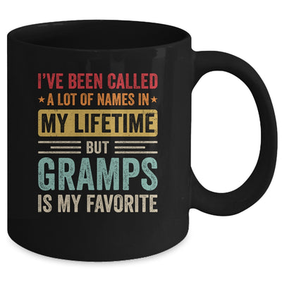 Gramps Is My Favorite Name Funny Father's Day Gramps Mug | siriusteestore