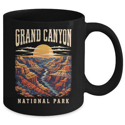 Grand Canyon National Park Arizona Outdoor Vintage Sunset Hiking Mug | siriusteestore